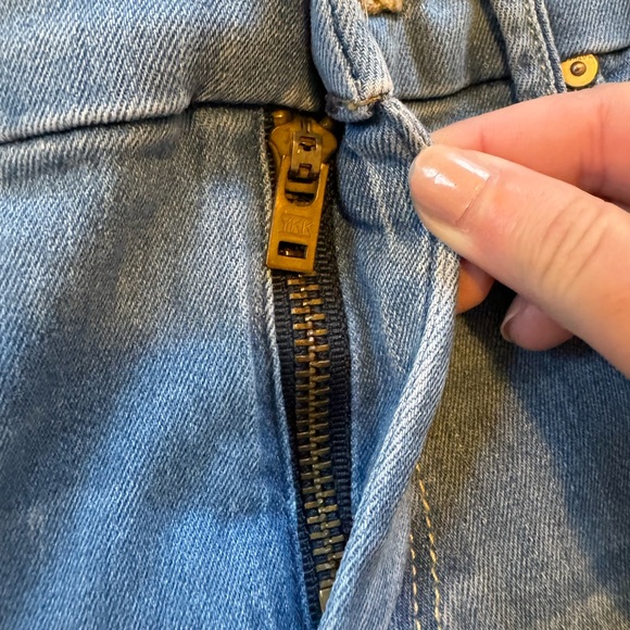Mother Denim The Looker Crop Jeans in Forever Blue - Picture 10 of 10